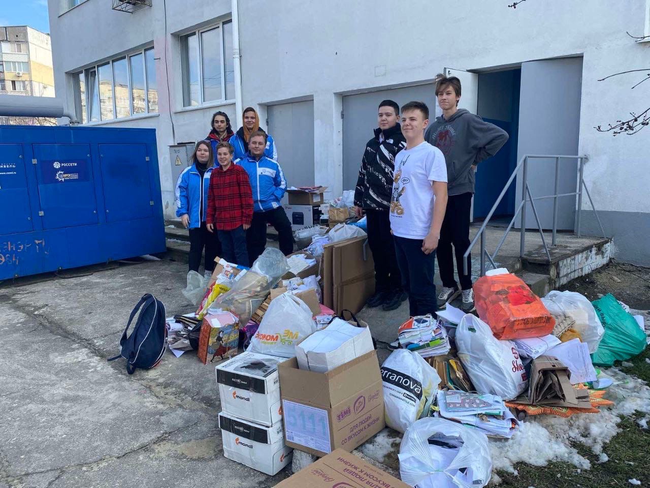 004_Сбор макулатуры в 25 школе