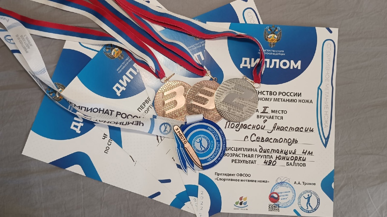 Мастер спорта, 2 место на чемпионате России